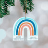 Gender Neutral Rainbow Baby Ornament - Rich Design Co