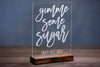 Gimme Some Sugar Acrylic Dessert Table Wedding Sign - Rich Design Co