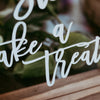 Love is Sweet, Take a Treat Acrylic Wedding Sign - Rich Design Co