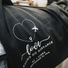 Love Knows No Distance Personalized Fleece Blanket - Rich Design Co