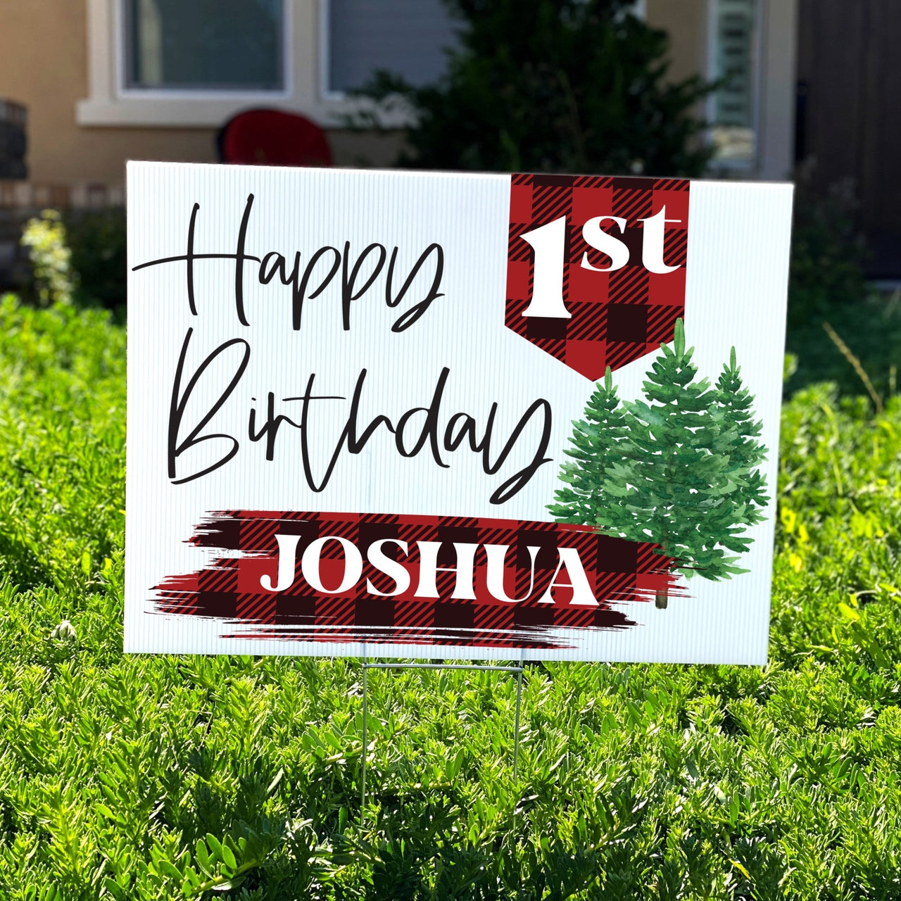 Lumberjack Birthday Yard Sign - Rich Design Co