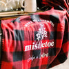 Meet Me Under the Mistletoe Personalized Holiday Fleece Blanket - Rich Design Co