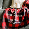 Merry & Bright Personalized Holiday Fleece Blanket - Rich Design Co