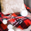 Merry & Bright Personalized Holiday Fleece Blanket - Rich Design Co