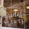 Modern Bridal Shower Clear Acrylic Welcome Sign - Rich Design Co