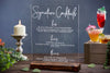 Modern Script Signature Cocktails Acrylic Bar Sign - Rich Design Co