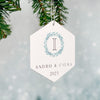 Monogram Ornament for Newlyweds - Rich Design Co