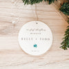 Our First Christmas Married Personalized Ornament - Rich Design Co