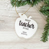 Personalized Apple Teacher Ornament - Rich Design Co