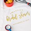 Personalized Bridal Shower Apron Alternative Guestbook - Rich Design Co