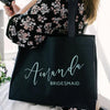 Personalized Bridesmaid Canvas Tote Bag - Rich Design Co