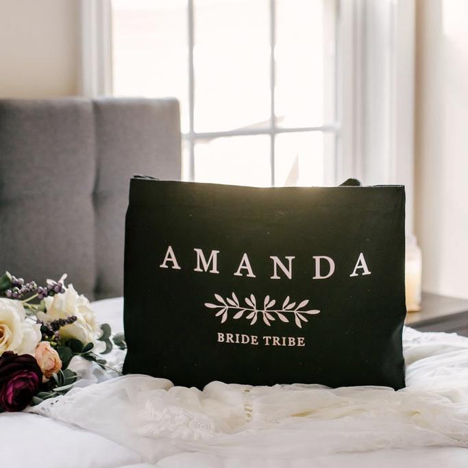 Personalized Canvas Tote Bag for Bridesmaids - Rich Design Co