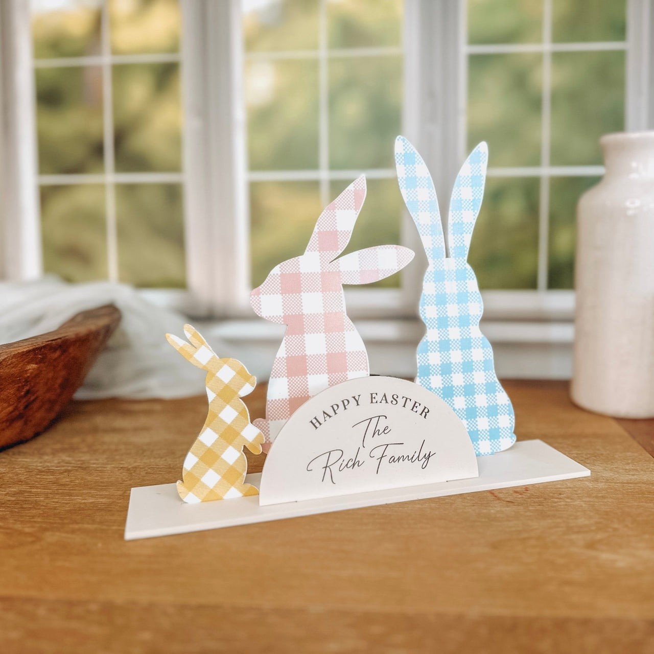 Personalized Easter Bunny Family Sign - Rich Design Co