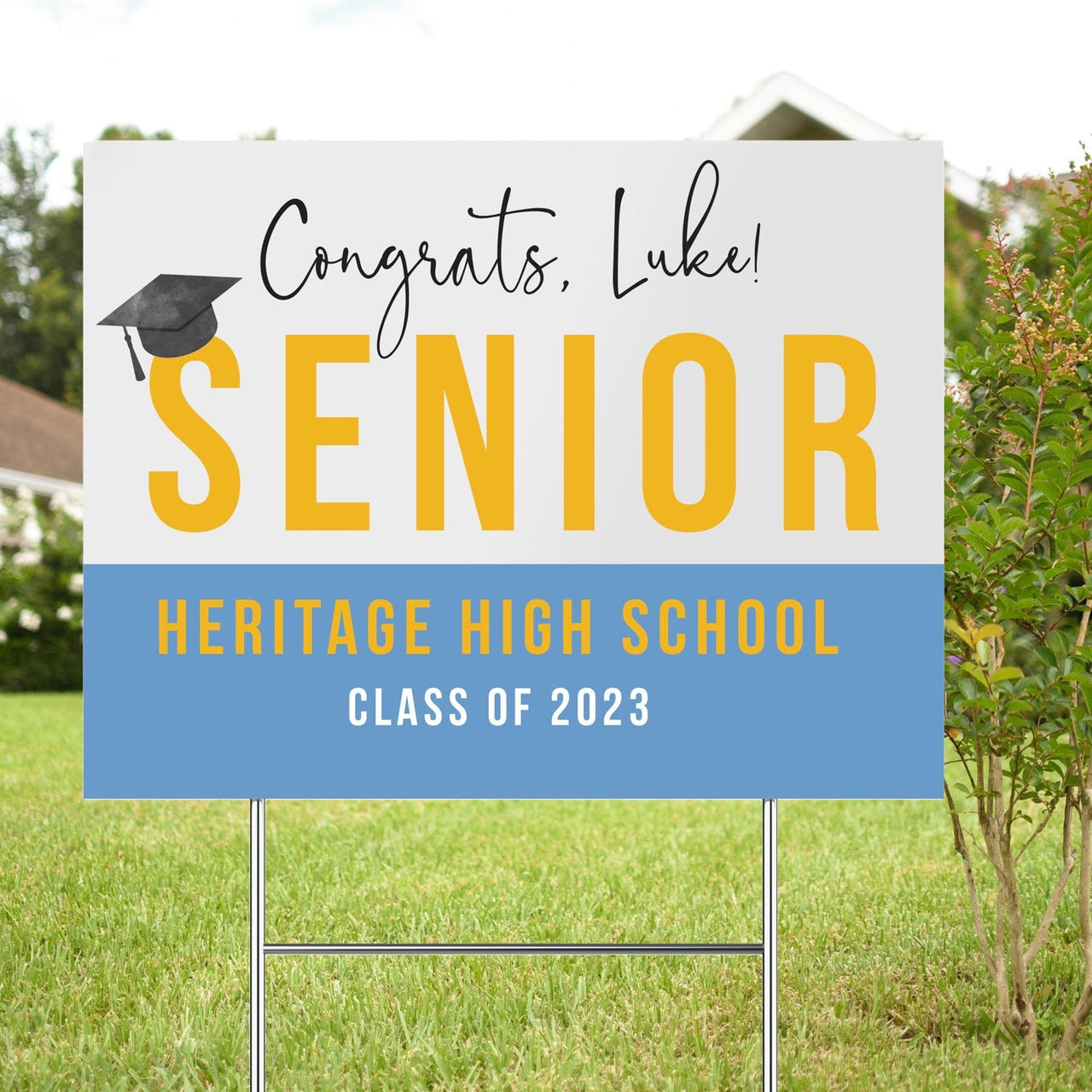 Personalized Senior Graduation Lawn Sign - Rich Design Co