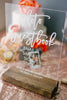 Photo Guestbook Acrylic Wedding Sign - Rich Design Co