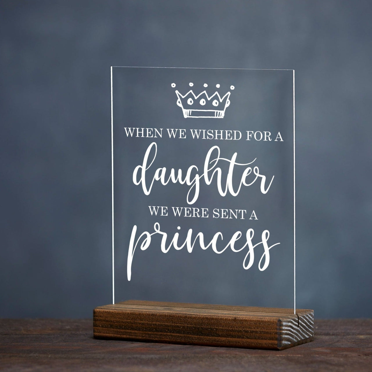 Princess Acrylic Sign - Rich Design Co