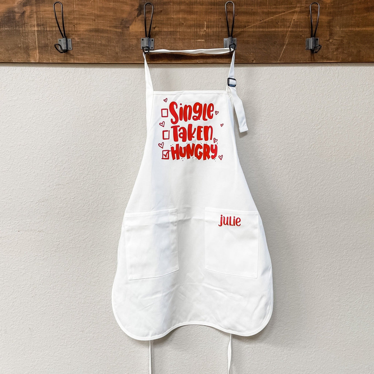 Single Taken Hungry Apron - Rich Design Co