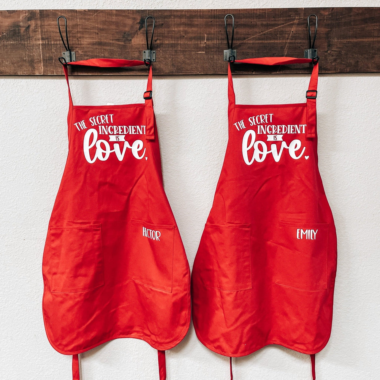 The Secret Ingredient Apron Set for Couples or Best Friends - Rich Design Co