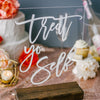 Treat Yo Self Modern Acrylic Sign - Rich Design Co