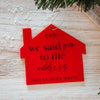 We Said Yes to the Address New Home Christmas Ornament - Rich Design Co