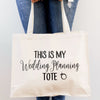 "Wedding Planning Tote" Canvas Tote Bag - Rich Design Co