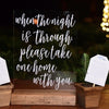 When The Night Is Through, Please Take One Home With You Acrylic Sign - Rich Design Co