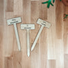 Wooden Herb Garden Plant Markers - Rich Design Co