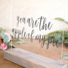 You Are the Apple of My Pie Dessert Table Sign - Rich Design Co